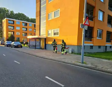Brandweerinzet om vuur te bestrijden