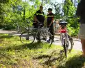 Fietsers botsten op voetgangers en raakten gewond