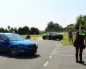 Verkeersbord geraakt door ongeluk