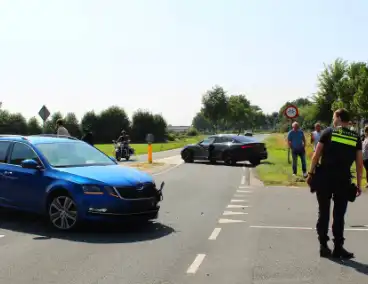 Verkeersbord geraakt door ongeluk
