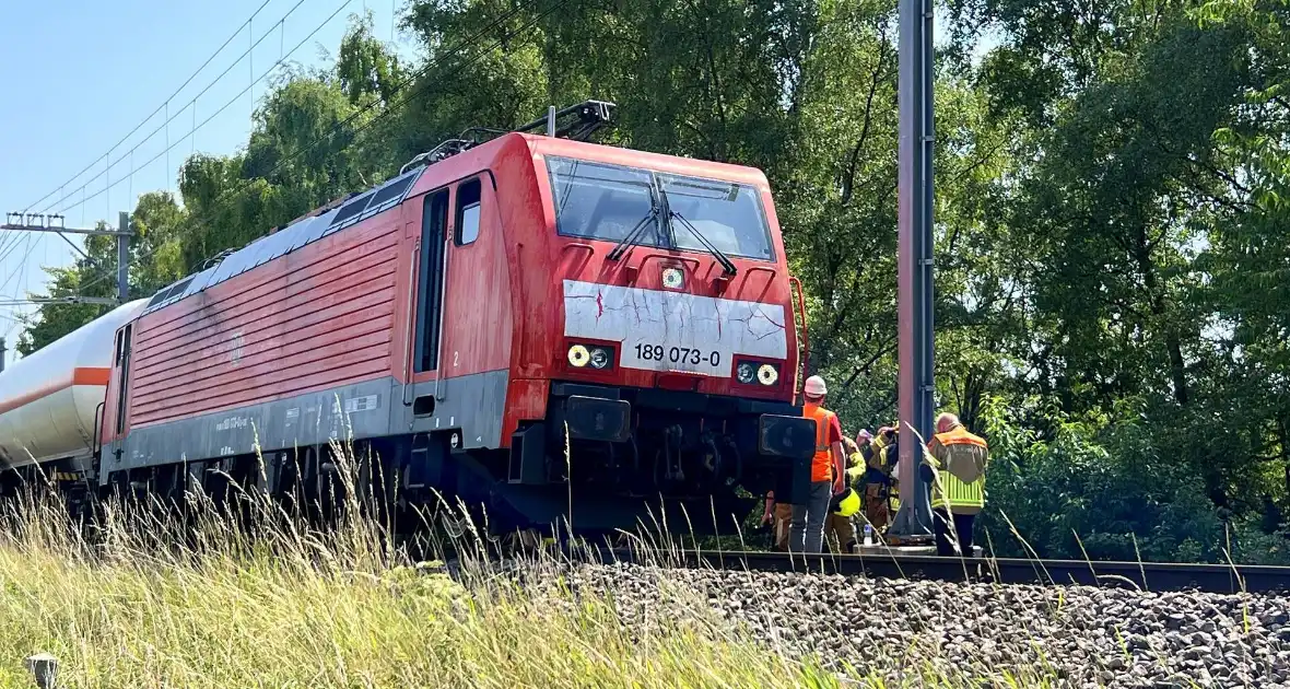 Treinverkeer stil door brand - Foto 1