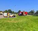 Reiger bevrijdt uit visdraad