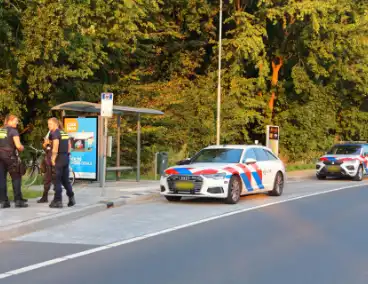 Grootschalige zoekactie met speurhond