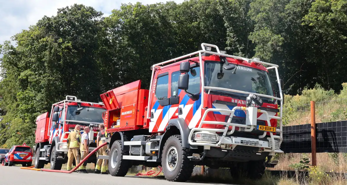 heidebrand snel onder controle na melding - Foto 1
