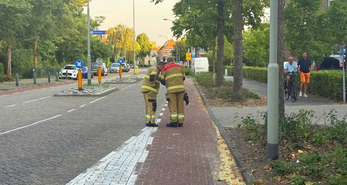 Urgente brandweerinzet met autoladder - Foto 3
