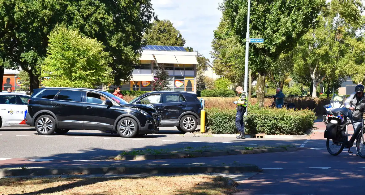 Ongeval met gewonde door botsing