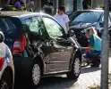 Auto met gebarsten voorruit