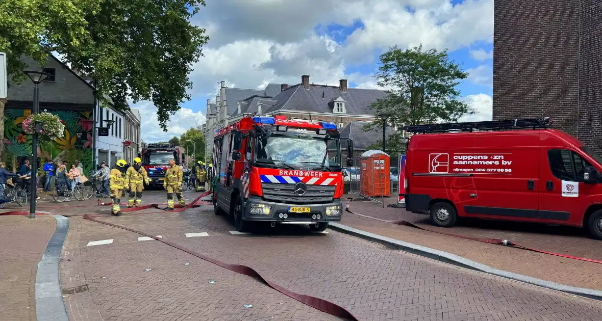 Kerkbrand snel opgeschaald