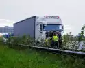 Vrachtwagenbrand gecontroleerd na melding