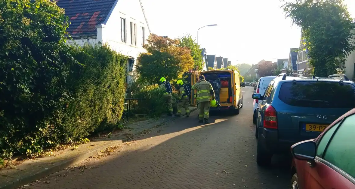 Gaslek bij graafwerkzaamheden