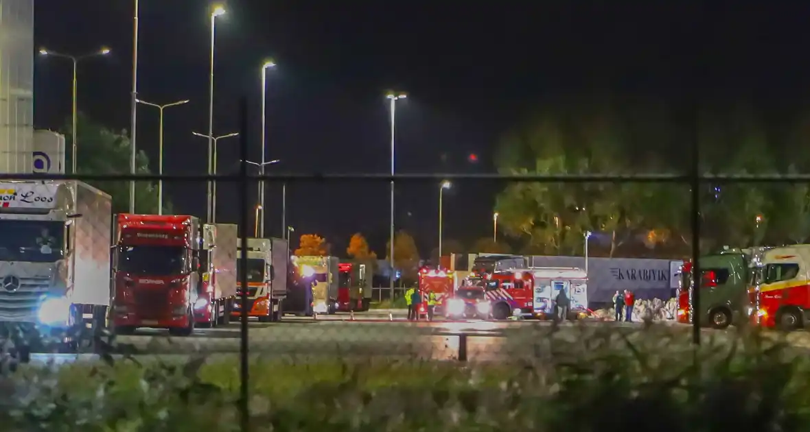 Middelbrand in distributiecentrum