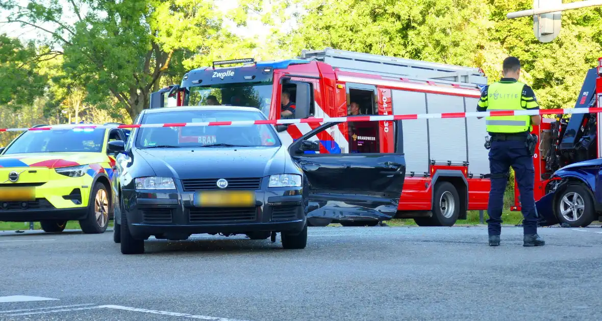 Gewonden na ongeval met beknelling