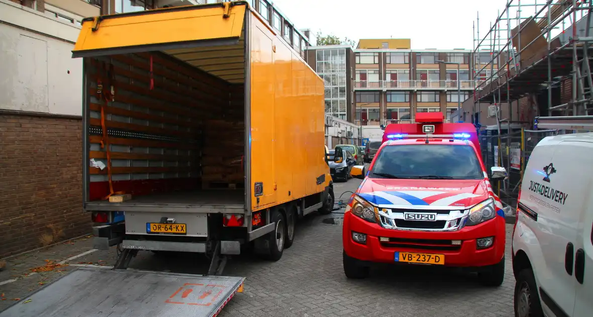Brand in bestelauto snel onder controle - Foto 2