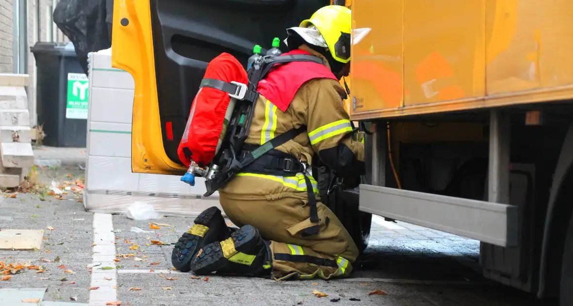 Brand in bestelauto snel onder controle - Foto 4