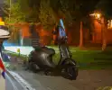 Verkeersongeval tussen auto en scooter na inhaalactie