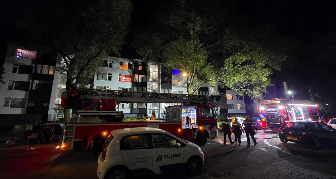 Brand in kelder van flatgebouw - Foto 5