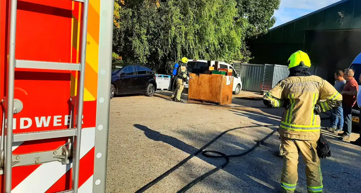 Brand in agrarische schuur - Foto 1