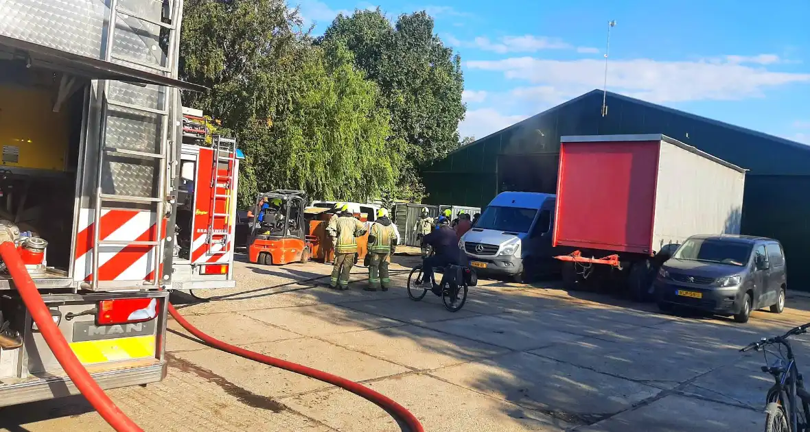 Brand in agrarische schuur - Foto 2