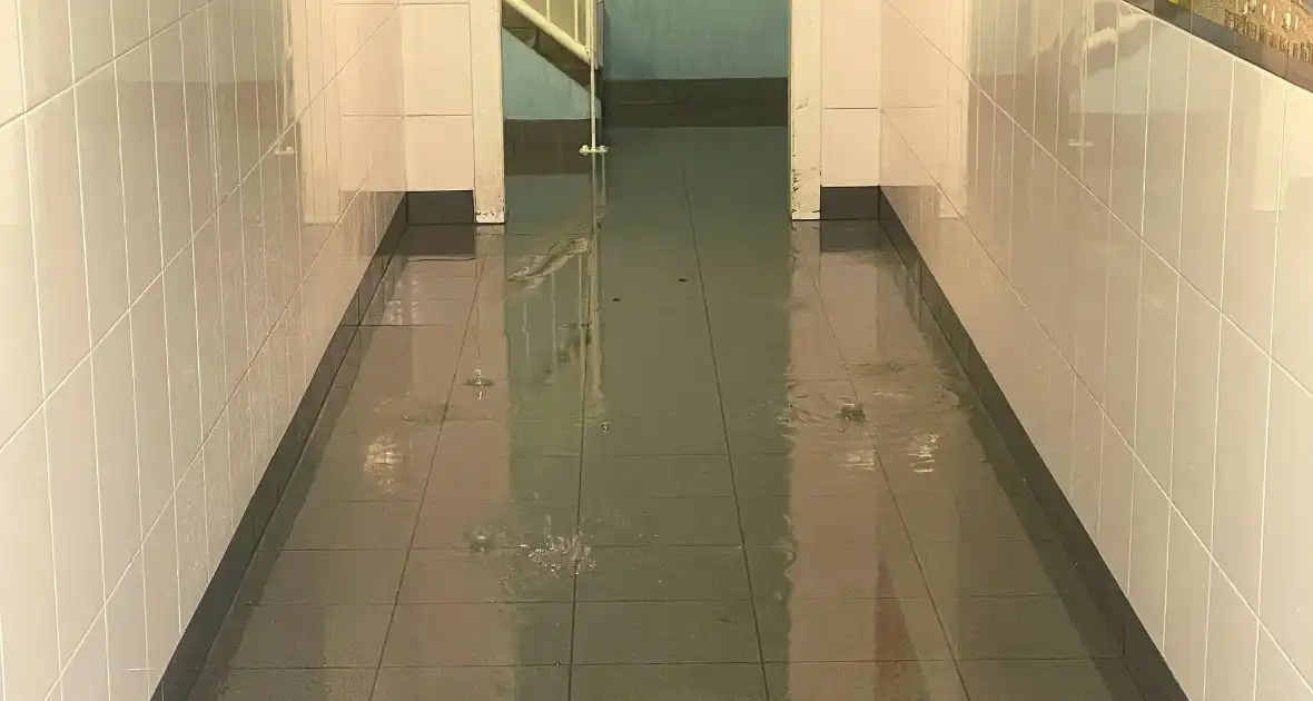 Waterleiding kapot na kluswerk