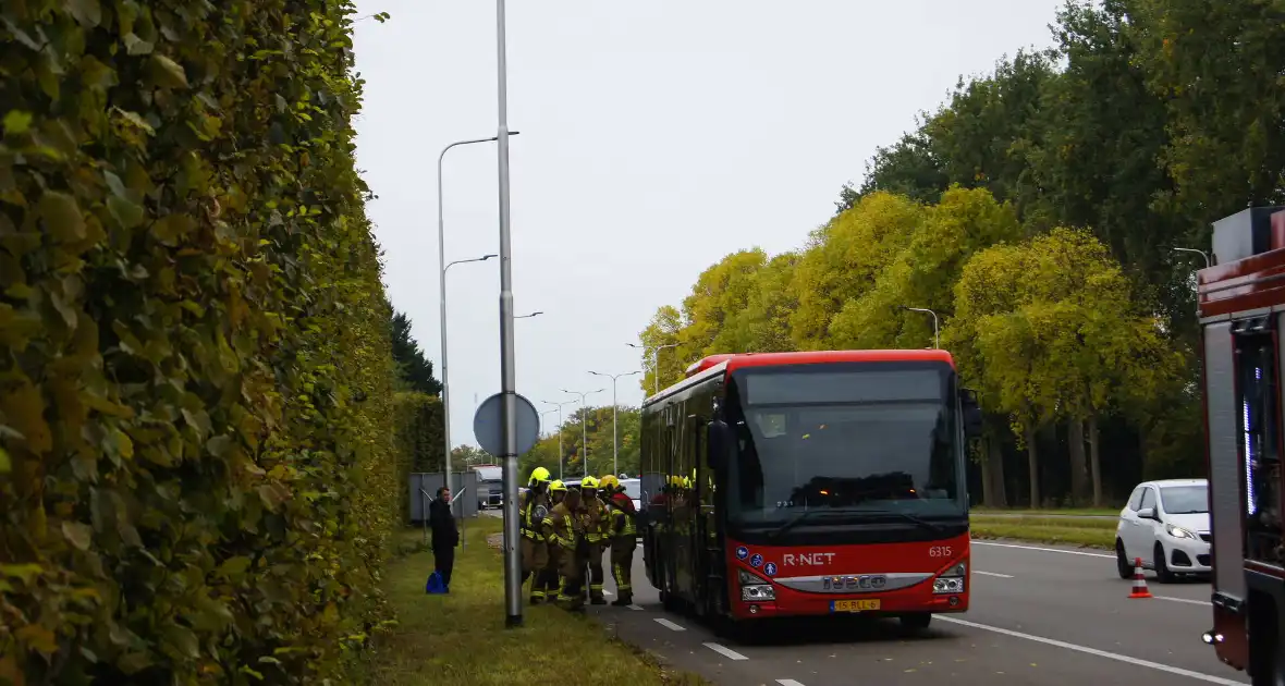 Spoedinzet voor mogelijke busbrand - Foto 1
