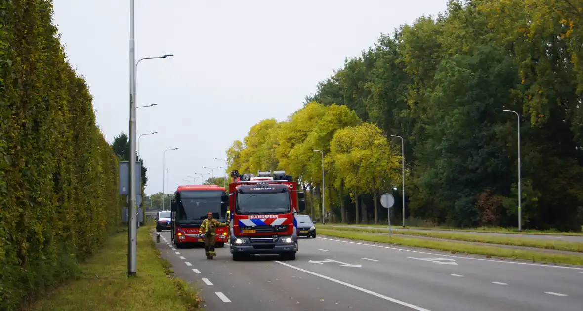 Spoedinzet voor mogelijke busbrand - Foto 3