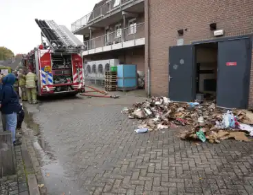 Brand in winkel leidt tot ontruiming