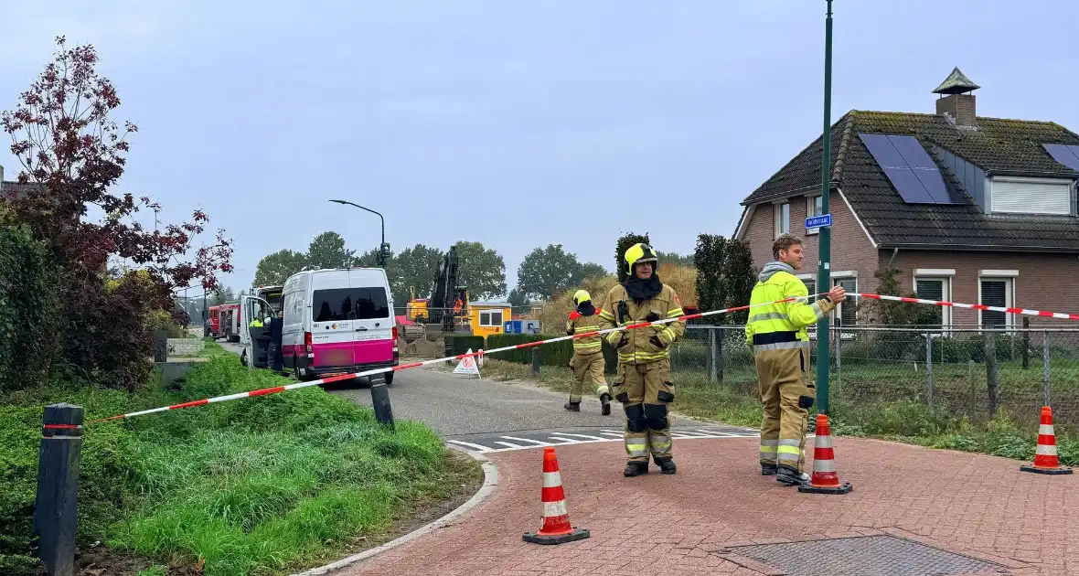 Gaslek ontdekt tijdens graafwerkzaamheden - Foto 2