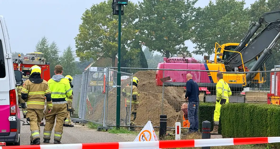 Gaslek ontdekt tijdens graafwerkzaamheden - Foto 4