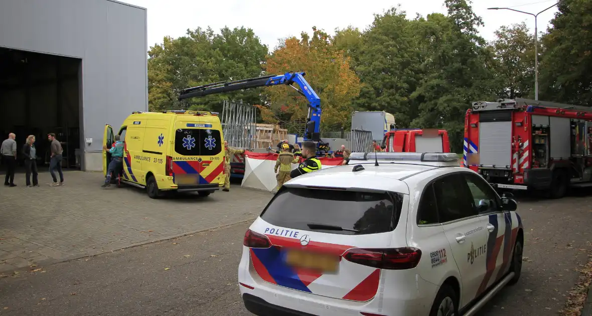 Zwaargewonde bij laadincident