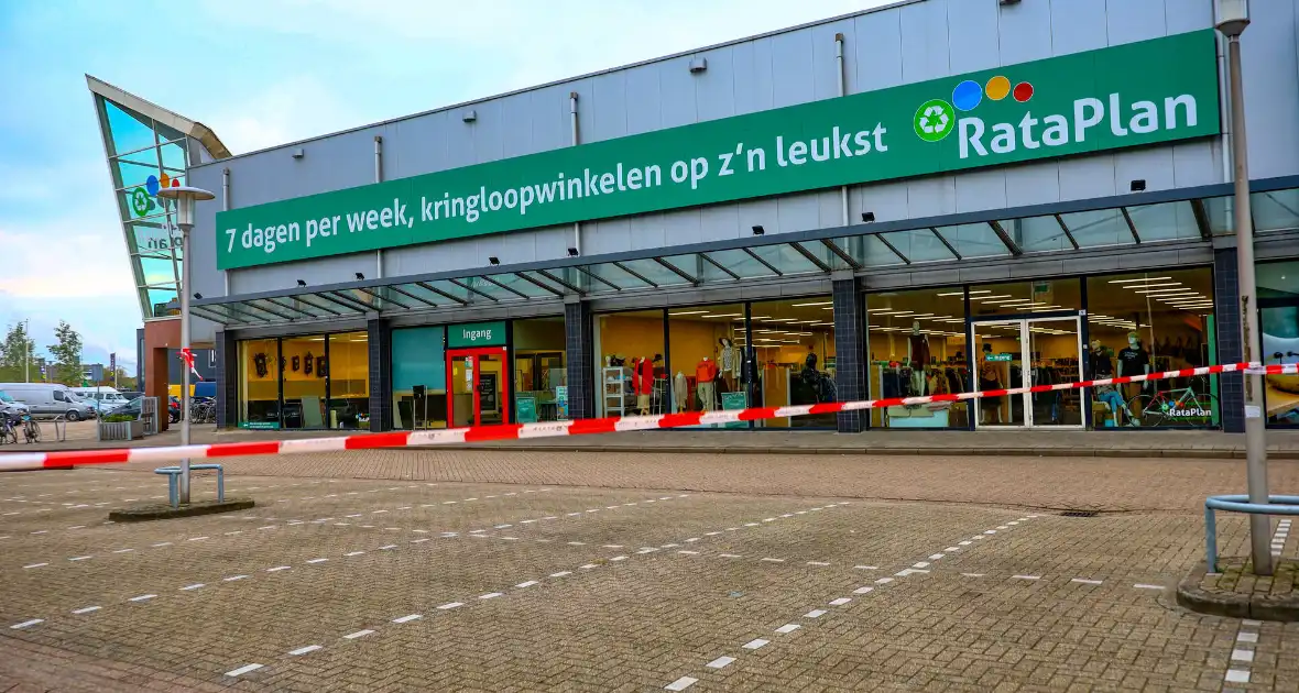 explosief gevonden bij kringloopwinkel