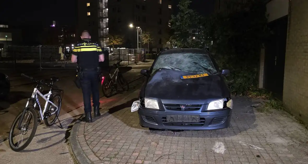 Auto opgeblazen in nachtelijke explosie