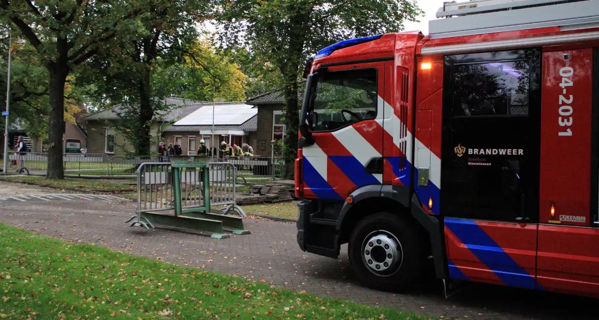 Scootmobiel onderzocht door brandweer