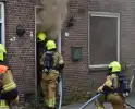 Woningbrand met grote rookontwikkeling