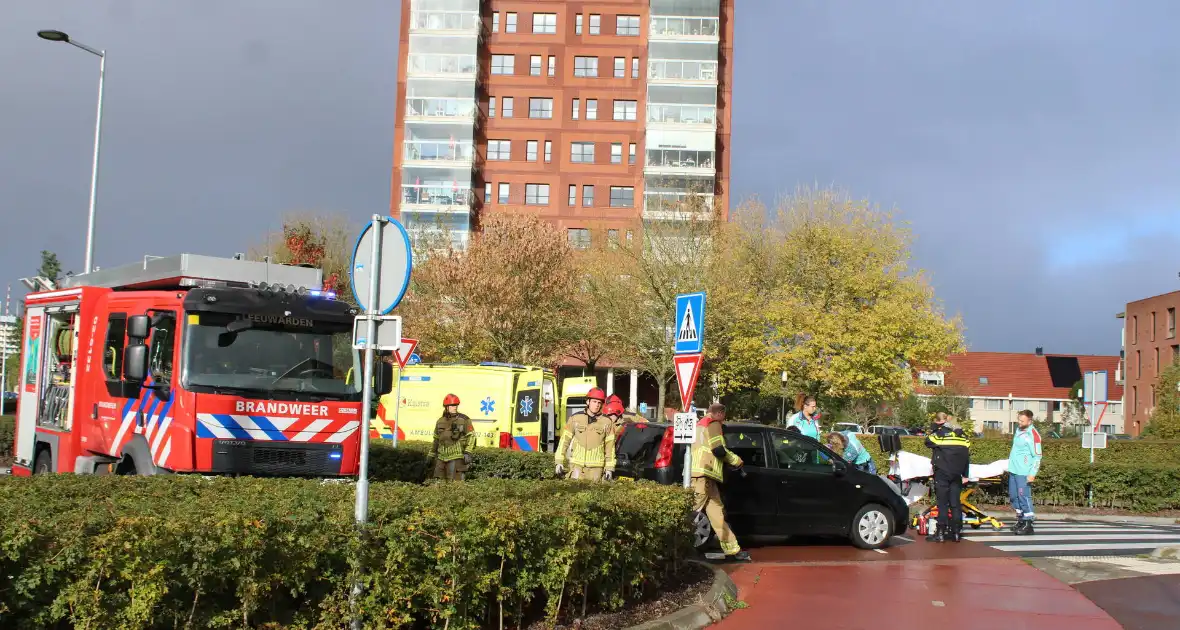 Brandweer bevrijdt beknelde fietser
