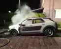 Brand verwoest auto