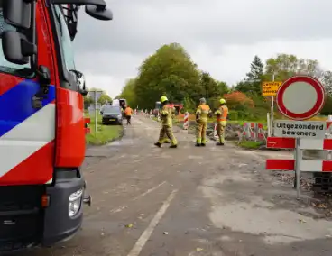 Transportleiding beschadigd bij werkzaamheden