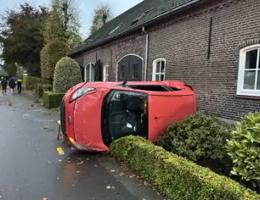 Vrouw komt met de schrik vrij na ongeval