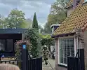 Brand in bijgebouw leidt tot grote rookontwikkeling