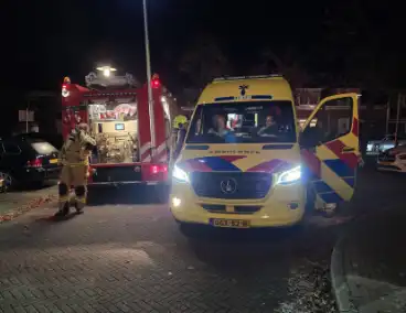 Woningbrand door vergeten pannetje, bewoner nagekeken door het ambulancepersoneel