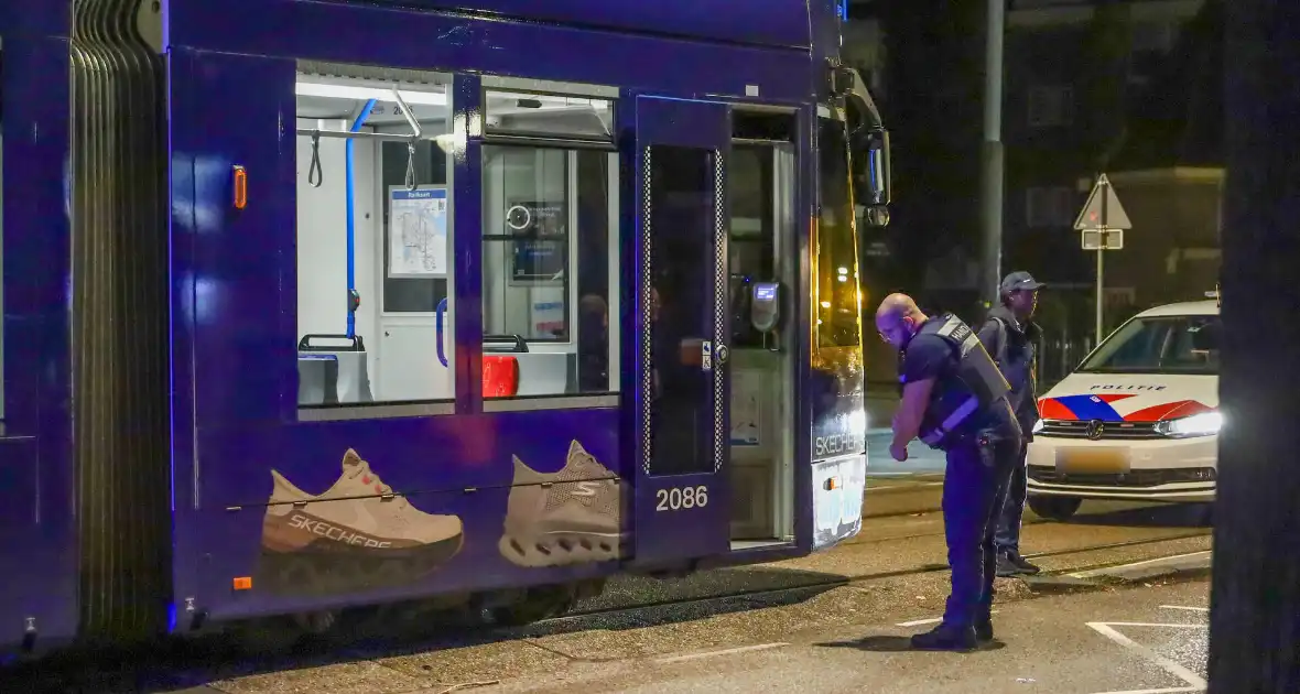 Fietster raakt gewond bij aanrijding met tram