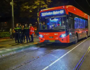 Fietser gewond na aanrijding met stadsbus