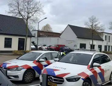 Grote politie-inzet bij incident