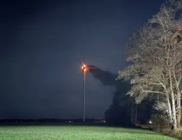 Grote brand in windmolen