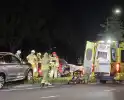 Brandweer bevrijdt persoon na botsing