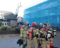 Brand op dak tijdens renovatiewerkzaamheden