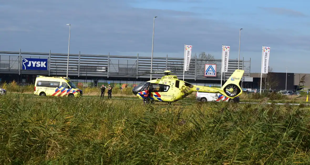 Spoedinzet traumahelikopter na incident