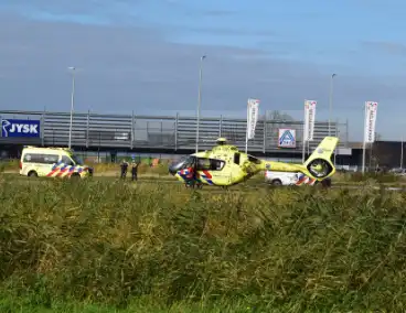Spoedinzet traumahelikopter na incident