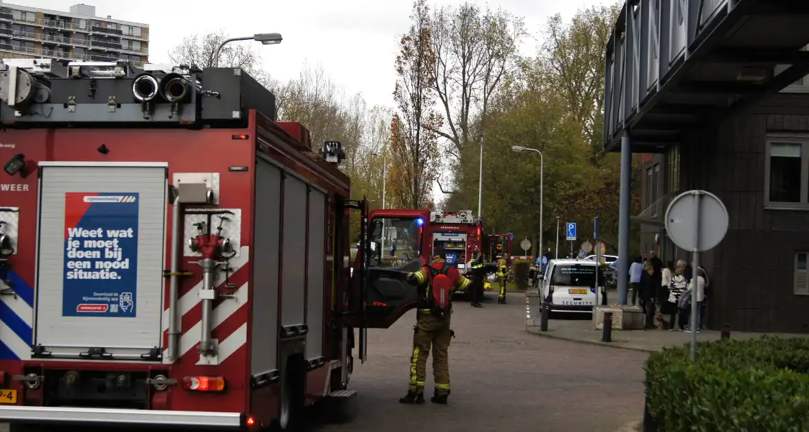 Brandweer ingezet na brandmelding