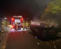 Containerbrand in de nacht onder controle