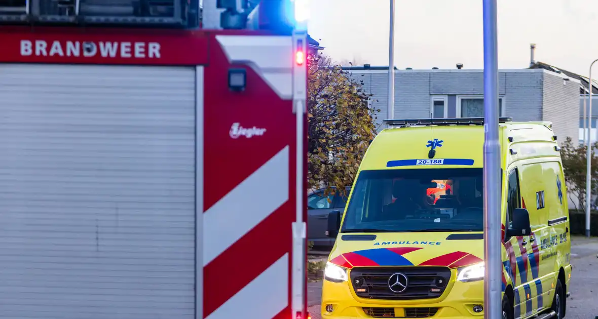 Eigenaar woning naar ziekenhuis na brand in schuurtje